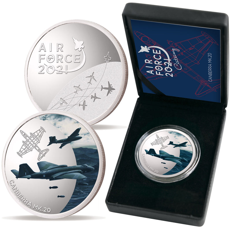 Load image into Gallery viewer, Air Force 100 Limited Edition Medallion - Canberra Bomber - Cadetshop
