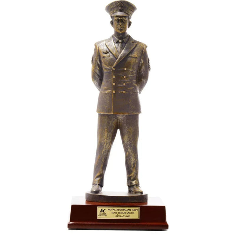 Load image into Gallery viewer, Male Senior Sailor Figurine: Collectors Gold - Cadetshop
