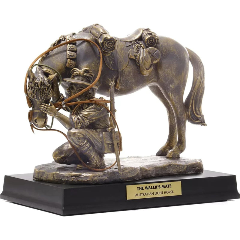Load image into Gallery viewer, The Walers Mate Light Horse Figurine - Cadetshop
