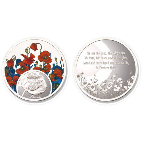 Poppy Mpressions Where The Poppies Grow Limited Edition Medallion