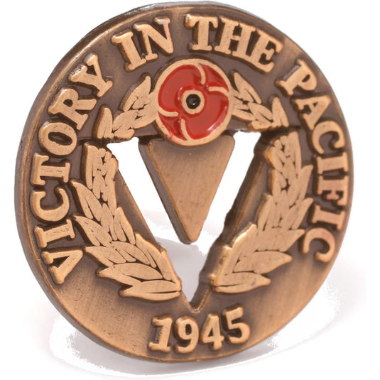 Pacific Victory V Cut out Lapel Pin - Cadetshop