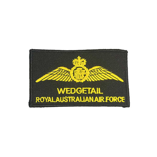 Custom Name Tag Pilot Air Force RAAF Pilot Wings Brevet - Cadetshop