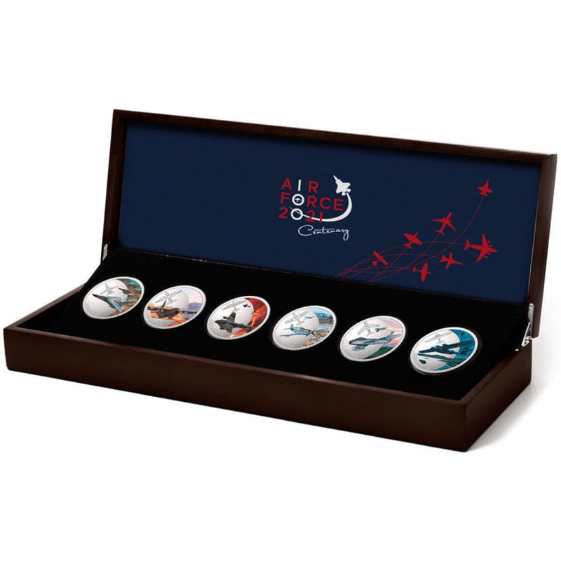 Load image into Gallery viewer, Air Force 100 Iconic Aviation Limited Edition Medallion Coin Set of 6 - Cadetshop
