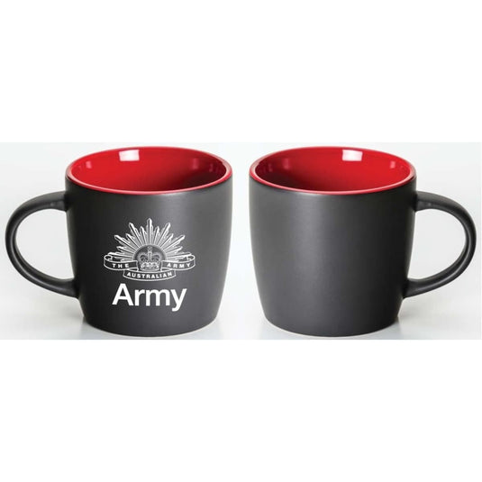 Army Mug Black/Red - Cadetshop