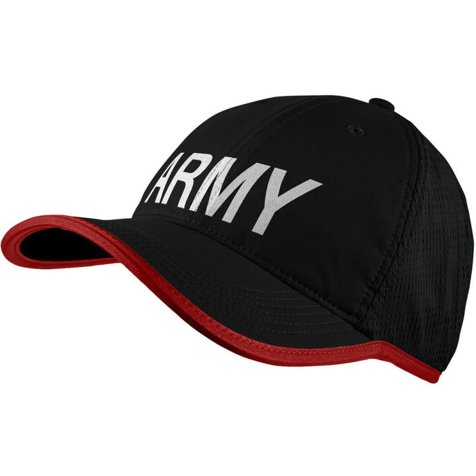 Army Sports Cap Black/Red - Cadetshop
