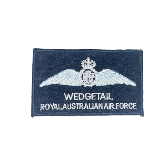 Custom Name Tag Pilot Air Force RAAF Pilot Wings Brevet - Cadetshop