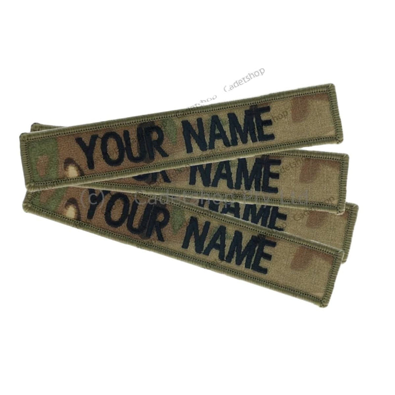 Load image into Gallery viewer, Custom Embroidered Personalised Name Tag Multicam - Cadetshop
