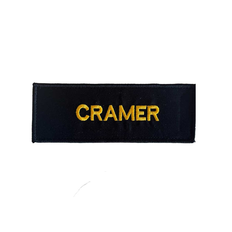 Load image into Gallery viewer, Custom RAN Navy Embroidered Name Tag Navy Cadets - Cadetshop
