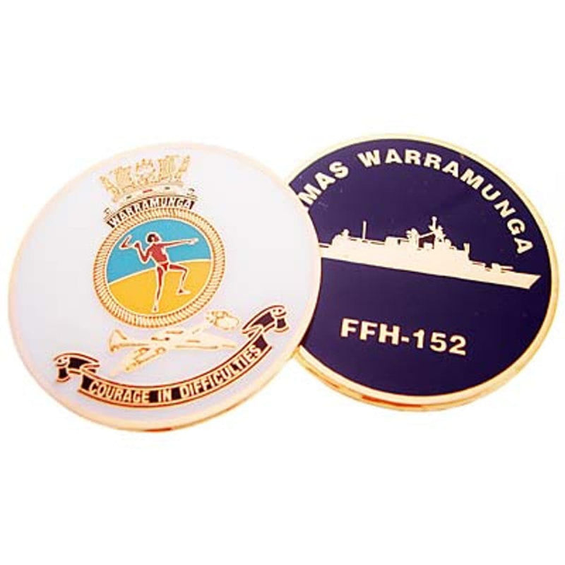 Load image into Gallery viewer, HMAS Warramunga Medallion Coin - Cadetshop
