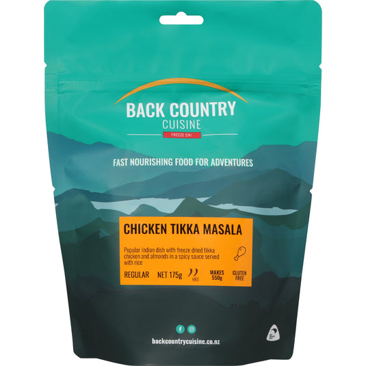 Back Country Freeze Dried Camp Rations Meal - Chicken Tika Masala - Cadetshop