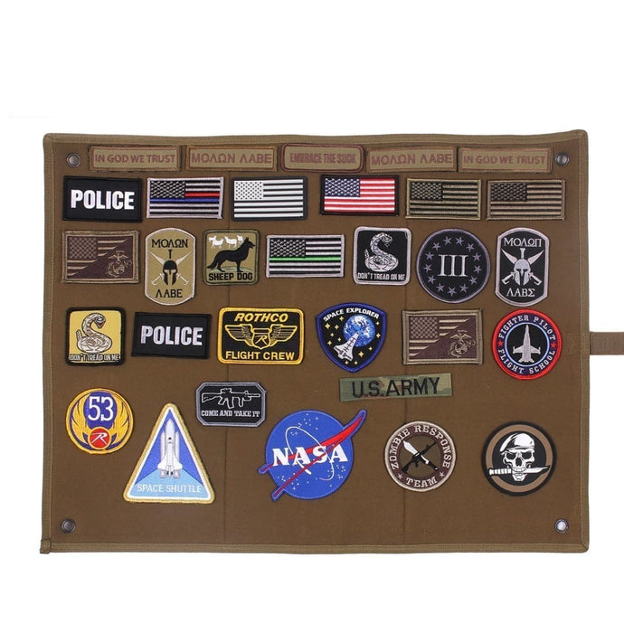 Hanging Roll-Up Morale Patch Board - Cadetshop
