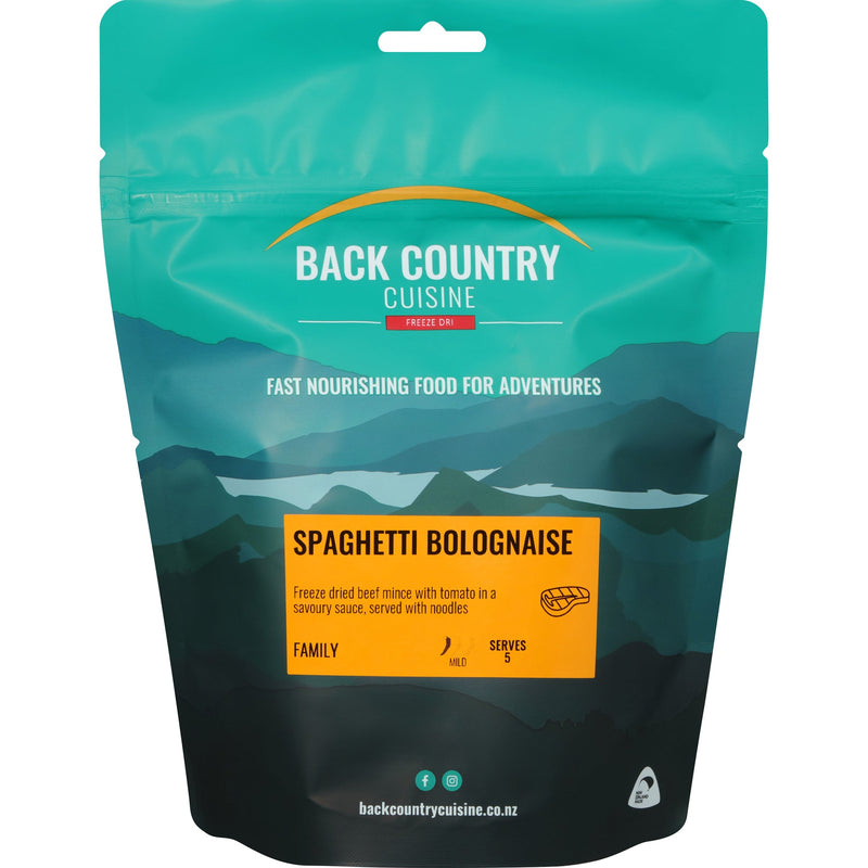 Load image into Gallery viewer, Back Country Freeze Dried Camp Rations Meal - Spaghetti Bolognaise - Cadetshop
