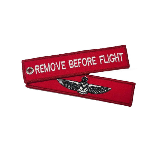 Key Tag Australian Air Force Cadet Staff Wings Remove Before Flight - Cadetshop