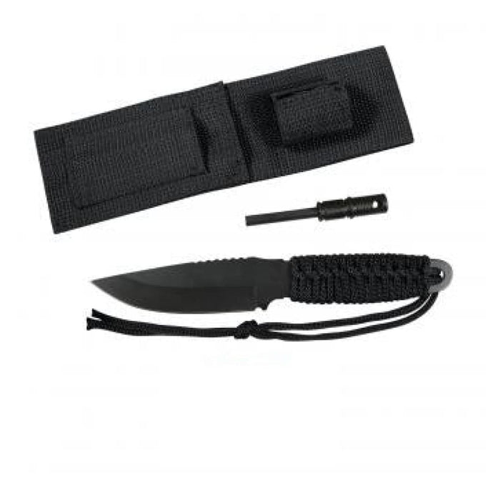 Paracord Knife With Fire Starter - Cadetshop