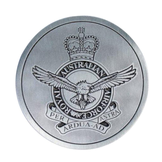 Pewter Military Coaster Royal Australian Air Force RAAF - Cadetshop