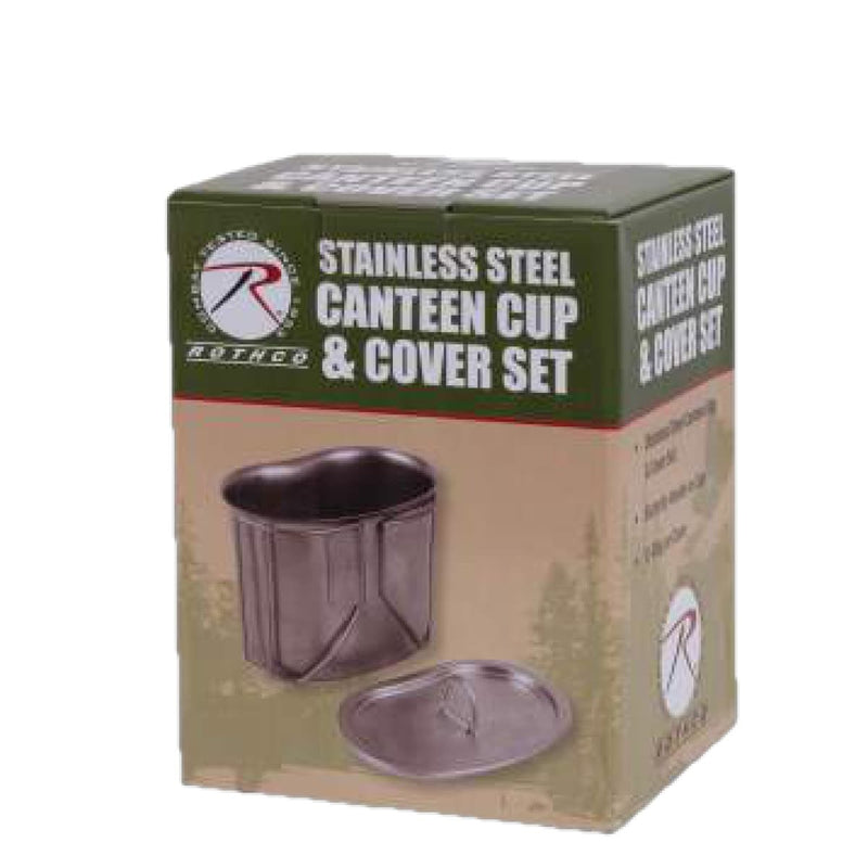 Load image into Gallery viewer, Stainless Steel Canteen Cup and Cover Set - Cadetshop
