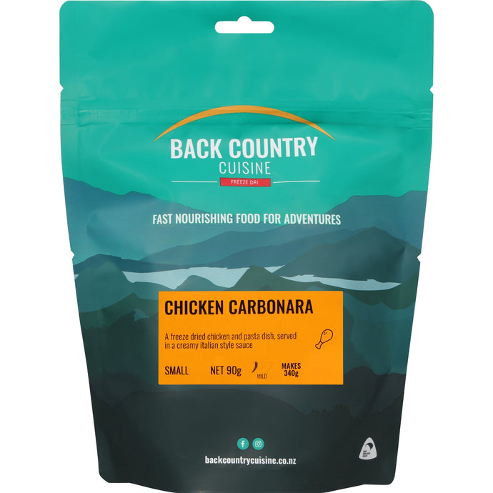 Back Country Freeze Dried Camp Rations Meal - Creamy Carbonara - Cadetshop