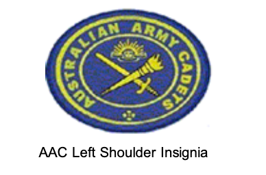 Badge Placement Army Cadets - AAC shoulder Insignia
