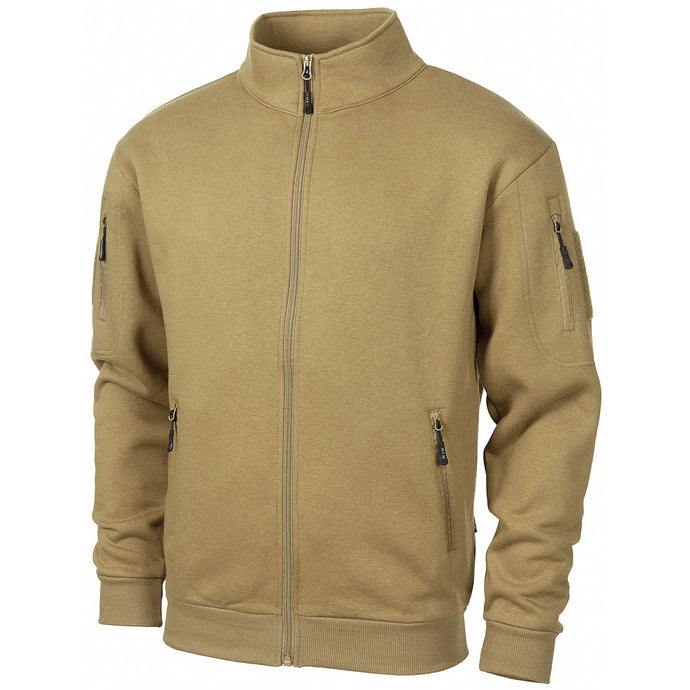 Tactical SweatJacket Coyote Tan - Cadetshop