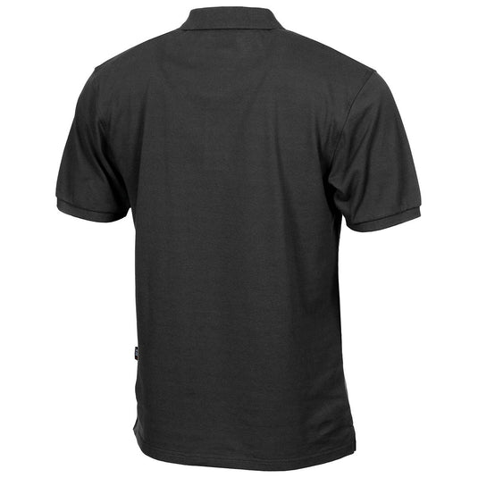 Polo Shirt Black Cotton/Poly