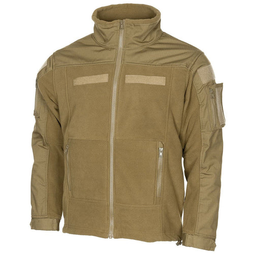 Tactical Fleece Combat Jacket Coyote Tan