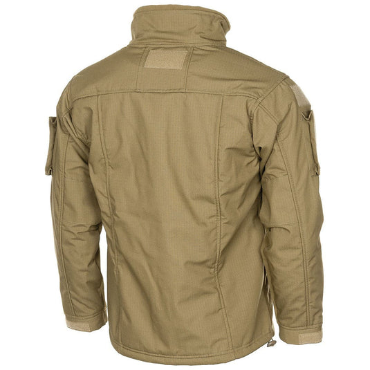 Tactical Fleece Combat Jacket Coyote Tan