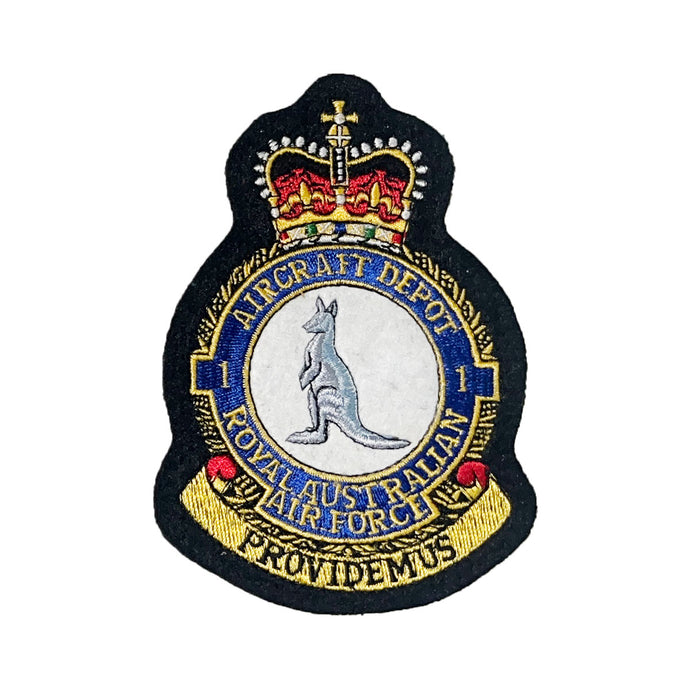Number 1 Aircraft Depot Unit Crest Patch Air Force - Cadetshop
