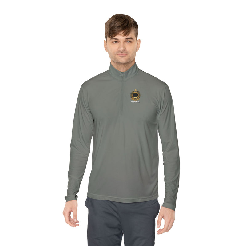 Load image into Gallery viewer, Quarter-Zip Pullover Custom Logo Crest
