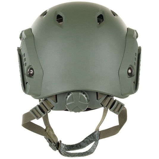 Helmet US FAST Paratroopers ABS Plastic OD Green - Cadetshop