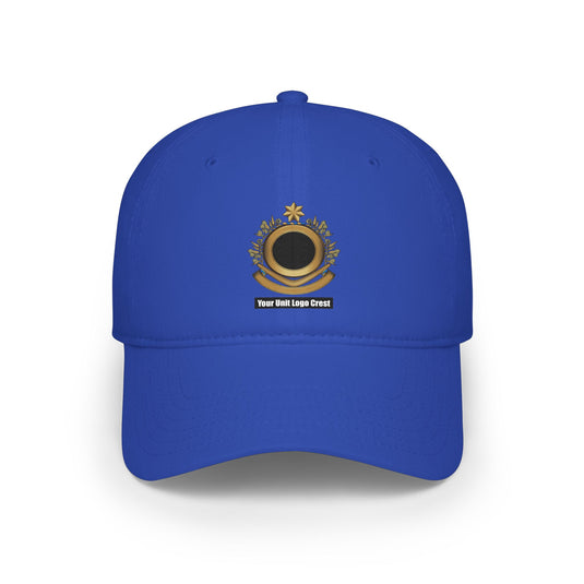 Low Profile Baseball Cap Custom Unit Crest Logo