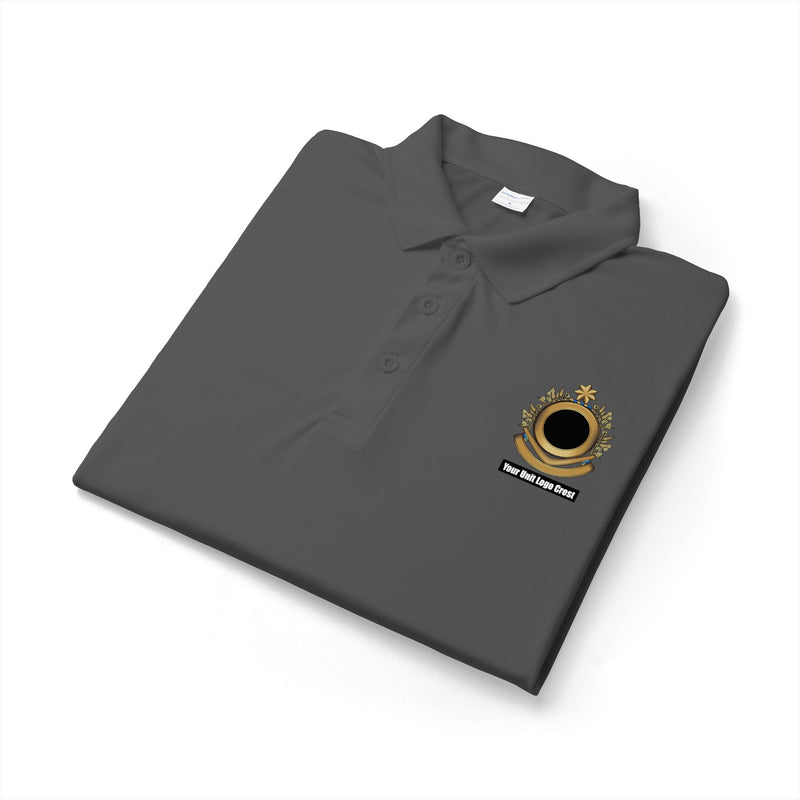 Load image into Gallery viewer, Lightweight Polo Shirt Custom Unit Logo Crest
