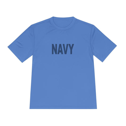 Navy Sports Unisex Moisture Wicking Tee - Cadetshop