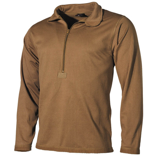 Military Undershirt Level II, Gen III Moisture Regulating Coyote