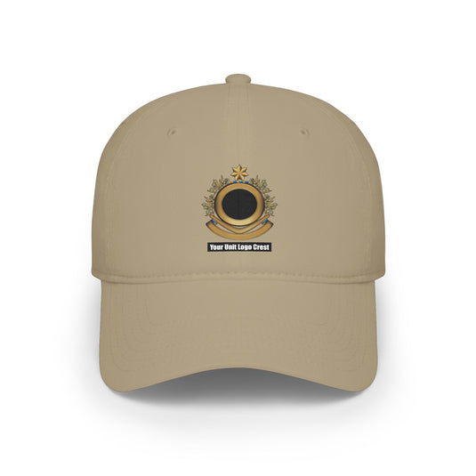 Low Profile Baseball Cap Custom Unit Crest Logo