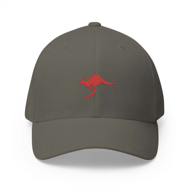 Load image into Gallery viewer, Embroidered Kangaroo Australian Military Flexfit Baseball Cap
