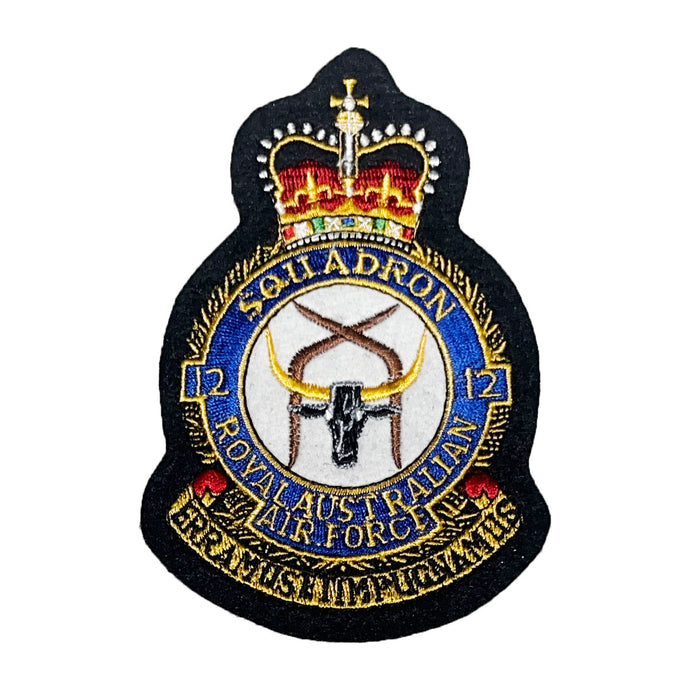 12 SQN Squadron Unit Crest Patch Air Force - Cadetshop