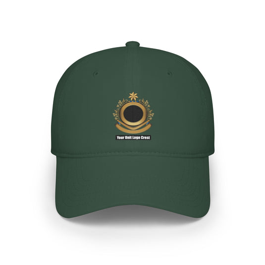 Low Profile Baseball Cap Custom Unit Crest Logo