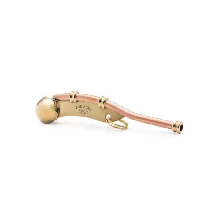 ACME Boatswains Call Pipe 12 Polished Brass - Cadetshop