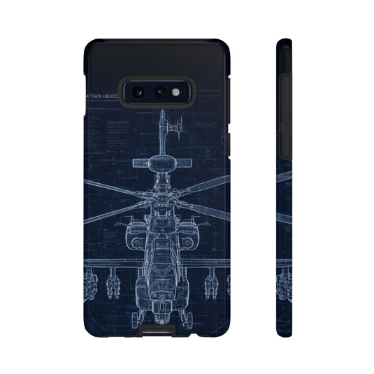 Apache Blue Print Phone Case Army Collection Samsung