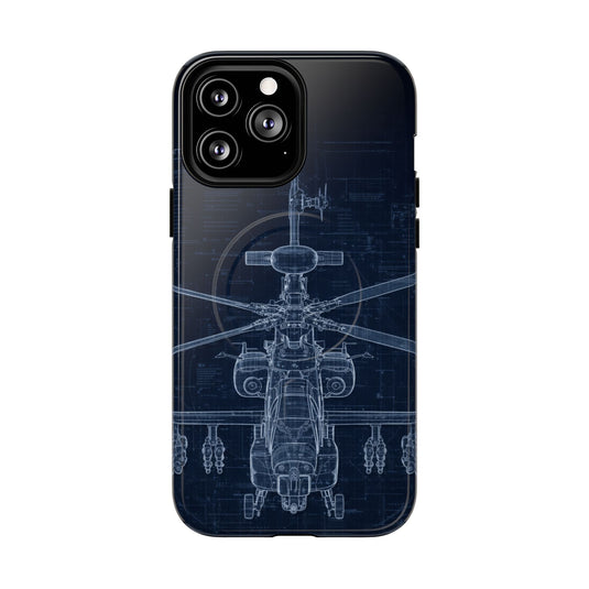 Apache Blue Print Phone Case Army Collection - Cadetshop