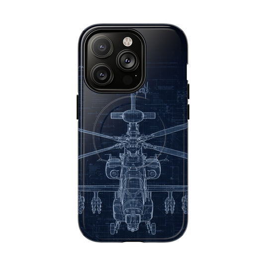 Apache Blue Print Phone Case Army Collection - Cadetshop