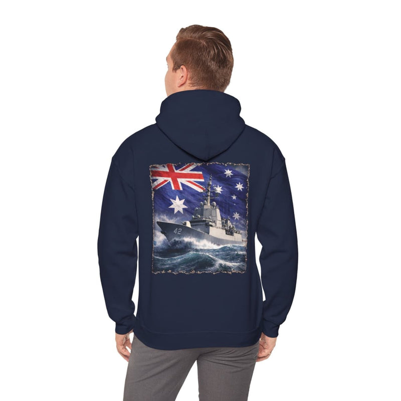 Load image into Gallery viewer, Destroyer Hoodie Jumper Navy Collection
