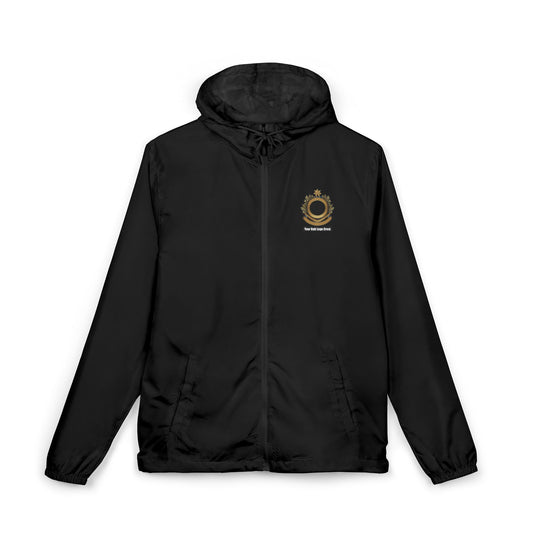 Unisex Full-Zip Windbreaker Jacket Custom Logo Crest