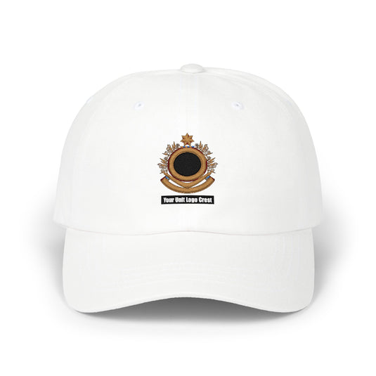 Embroidered Casual Cap Custom Unit Logo Crest