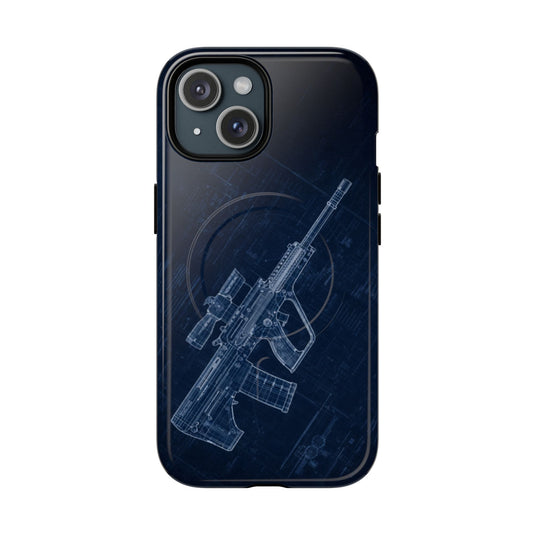 F88 Blue Print Phone Case Army Collection