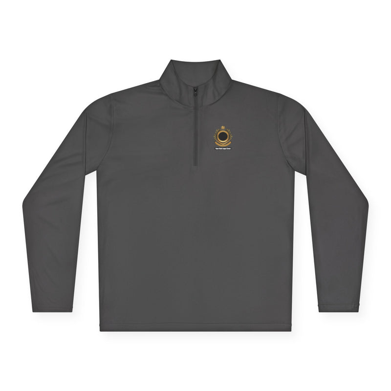 Load image into Gallery viewer, Quarter-Zip Pullover Custom Logo Crest
