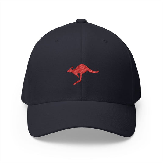 Embroidered Kangaroo Australian Military Flexfit Baseball Cap