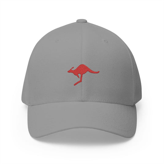 Embroidered Kangaroo Australian Military Flexfit Baseball Cap