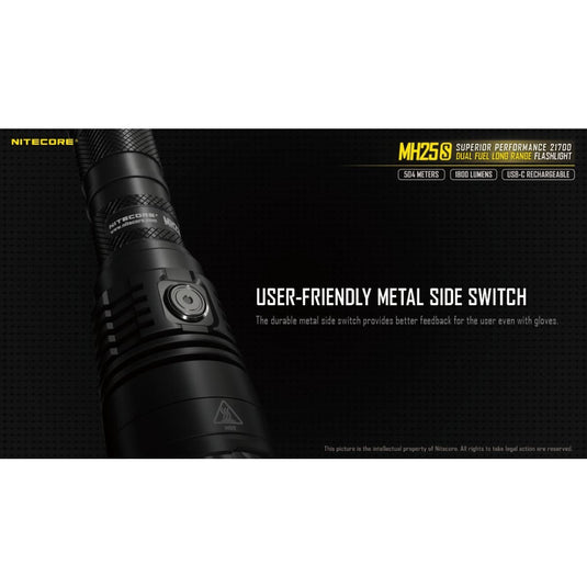 Nitecore MH25S 1800 Lumen Kit - Cadetshop