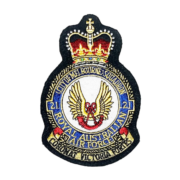 21 SQN Squadron Unit Crest Patch Air Force - Cadetshop